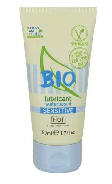 Органический лубрикант для чувствительной кожи Bio Sensitive - 50 мл. - HOT - купить с доставкой в Новом Уренгое