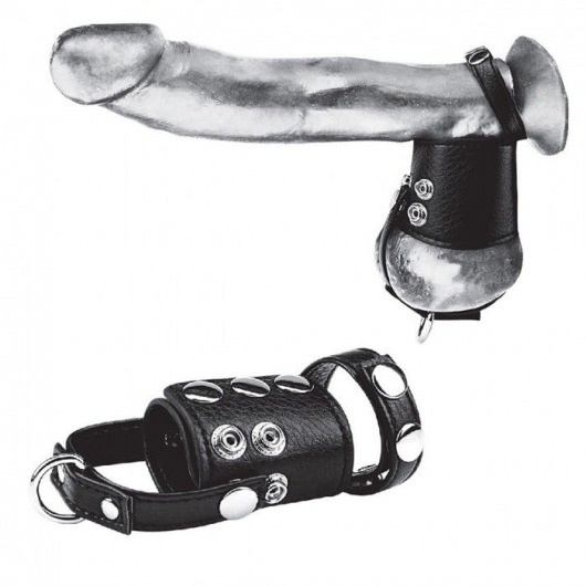 Кольцо на член и мошонку Cock Ring With 2  Ball Stretcher And Optional Weight Ring - BlueLine - в Новом Уренгое купить с доставкой