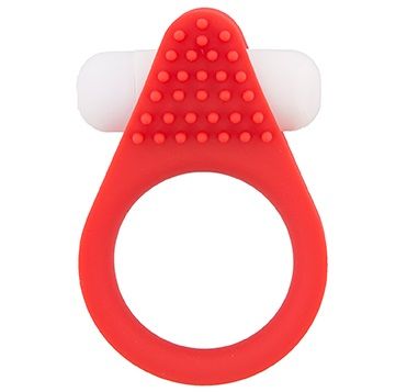 Красное эрекционное кольцо LIT-UP SILICONE STIMU RING 1 RED - Dream Toys - в Новом Уренгое купить с доставкой