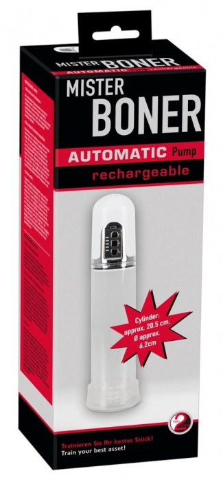 Белая автоматическая вакуумная помпа Mister Boner - Orion - в Новом Уренгое купить с доставкой