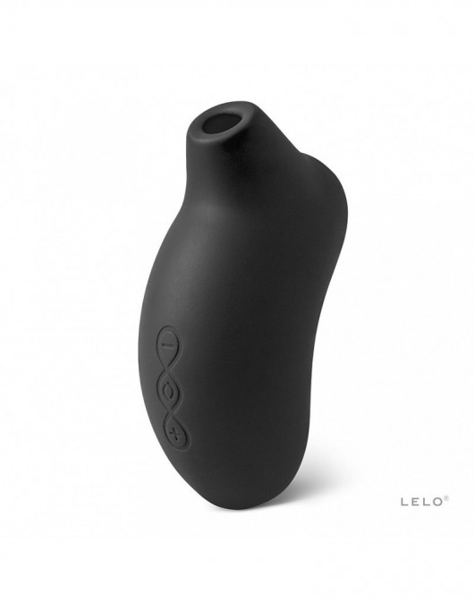 Чёрный клиторальный звуковой массажер Sona - Lelo