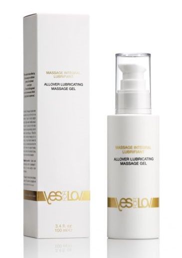 Массажный гель-смазка на силиконовой основе Allover Massage Gel - 100 мл. - YESforLOV - купить с доставкой в Новом Уренгое