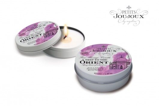 Массажная свеча Petits Joujoux Orient с ароматом граната и белого перца - 33 гр. - MyStim - купить с доставкой в Новом Уренгое