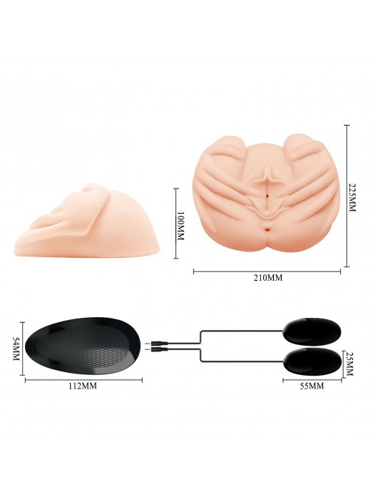 Вагина с руками поверх и вибрацией - Baile - в Новом Уренгое купить с доставкой