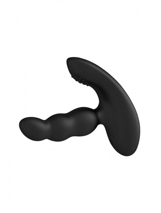 Черный силиконовый стимулятор простаты Levett Nitoc с пультом ДУ - Levett - в Новом Уренгое купить с доставкой