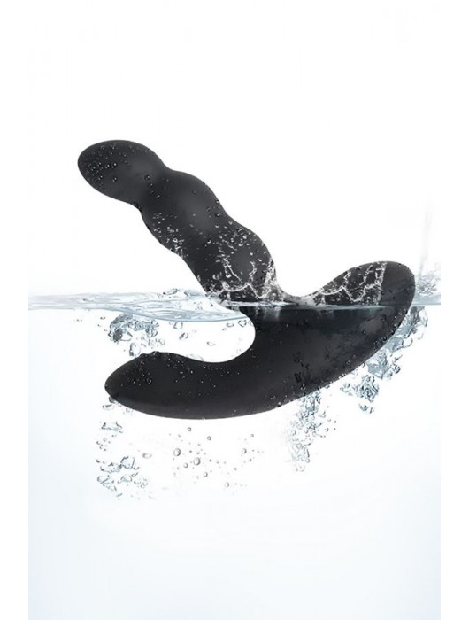 Черный силиконовый стимулятор простаты Levett Nitoc с пультом ДУ - Levett - в Новом Уренгое купить с доставкой