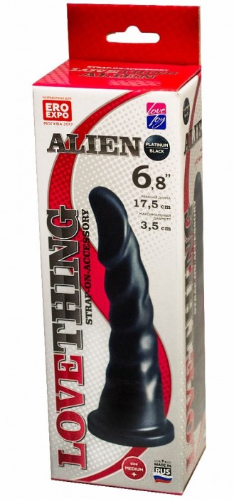 Насадка для трусиков харнесс Alien - 17,5 см. - LOVETOY (А-Полимер) - купить с доставкой в Новом Уренгое