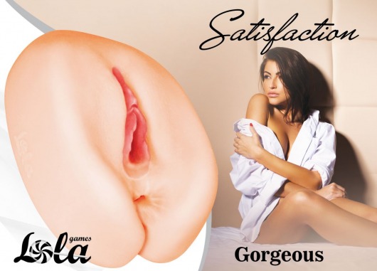 Мастурбатор с 2 тоннелями Satisfaction Gorgeous - Lola Games - в Новом Уренгое купить с доставкой