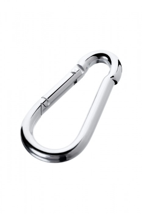 Серебристый карабин TOYFA Metal - ToyFa - купить с доставкой в Новом Уренгое