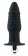 Черная ребристая вибровтулка с ограничителем - 9 см. - Sex Expert в Новом Уренгое Черная ребристая вибровтулка с ограничителем - 9 см. - Sex Expert
