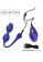 Фиолетовые виброшарики с электростимуляцией Impulse Intimate E-Stimulator Dual Kegel - California Exotic Novelties - купить с доставкой в Новом Уренгое