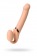 Телесный безремневой вибрострапон Vibrating Bendable Strap-On L - Strap-on-me - купить с доставкой в Новом Уренгое