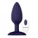 Синяя анальная пробка с вибрацией и пультом ДУ Wicked Twister - 12 см. - Zero Tolerance