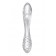 Прозрачный двусторонний стеклянный фаллоимитатор Dazzling Crystal 1 - 18,5 см. - Satisfyer купить с доставкой в интернет-магазине Orgasmix в Новом Уренгое Прозрачный двусторонний стеклянный фаллоимитатор Dazzling Crystal 1 - 18,5 см. - Satisfyer