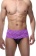 Мужские фиолетово-черные трусы с пикантной шнуровкой - La Blinque купить с доставкой