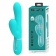 Аквамариновый вибратор-кролик Mariana - 22,6 см. - Baile купить в Новом Уренгое с доставкой в Orgasmix.ru Аквамариновый вибратор-кролик Mariana - 22,6 см. - Baile