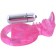 Розовая вибронасадка со стимулятор клитора   Язычок - Toyfa Basic - в Новом Уренгое купить с доставкой