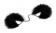 Перьевые наручники Za Za Zu Feather Handcuffs Bijoux - Bijoux Indiscrets - купить с доставкой в Новом Уренгое