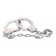 Наручники из металла с длинной цепочкой CHROME HANDCUFFS METAL HANDCUFFS W. KEY - NMC - купить с доставкой в Новом Уренгое Наручники из металла с длинной цепочкой CHROME HANDCUFFS METAL HANDCUFFS W. KEY - NMC - купить с доставкой в Новом Уренгое