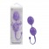 Фиолетовые каплевидные вагинальные шарики L amour Premium Weighted Pleasure System - California Exotic Novelties